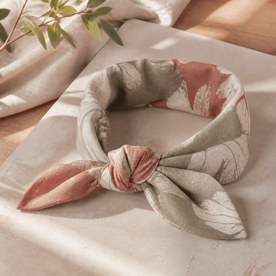 Plant-Dyed Hair Scarf development placeholder image, lifestyle