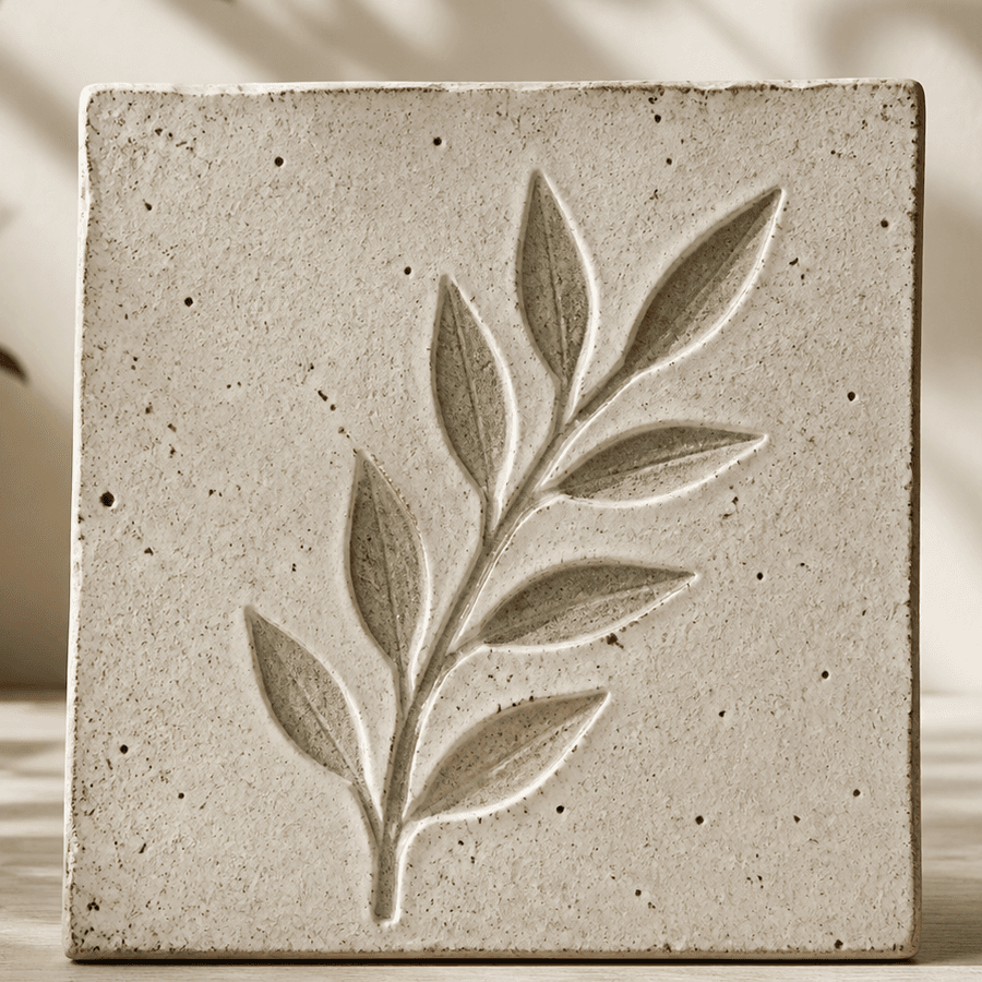 Botanical Relief Wall Tile development placeholder image, detail
